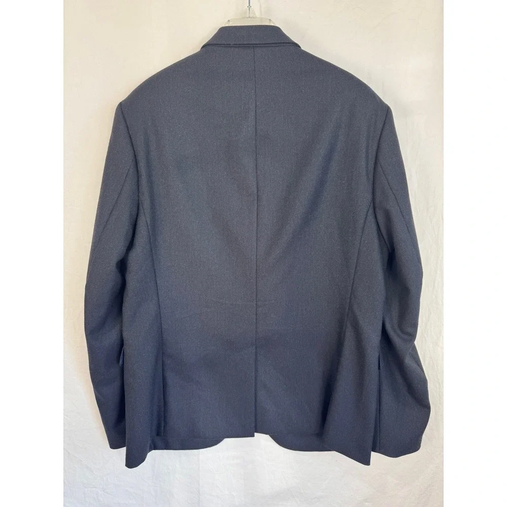 Jack Wills Blazer Sport Coat Jacket 100% Wool Mens XL‎ Navy Blue